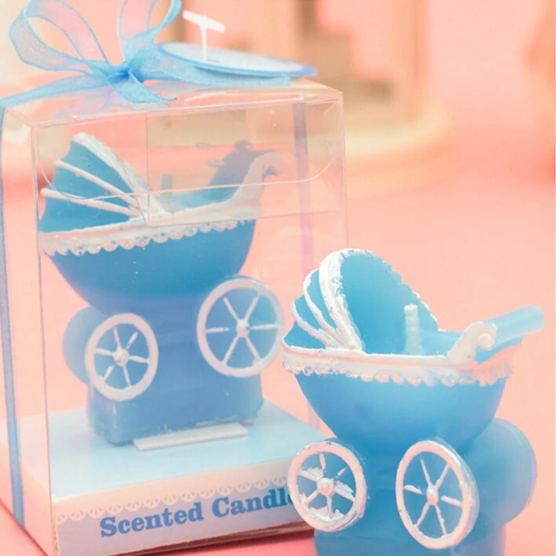 10 pcs cute Mini Creative Pram Baby Birthday Candle