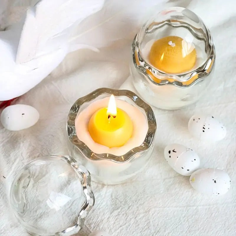 Style Handmade Eggshell Candle Aromatherapy Broken Egg Art Niche Design Candle