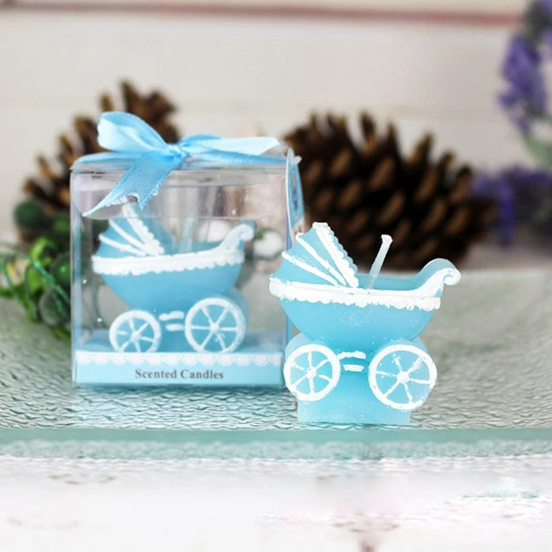 10 pcs cute Mini Creative Pram Baby Birthday Candle