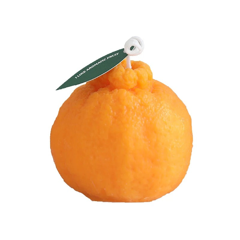 Orange Aromatherapy Candles Realistic Fruit