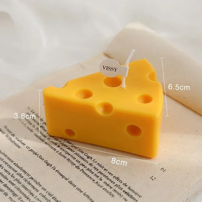 Cheese Shaped Scented Candles Yellow Cake Aromatherapy Candle