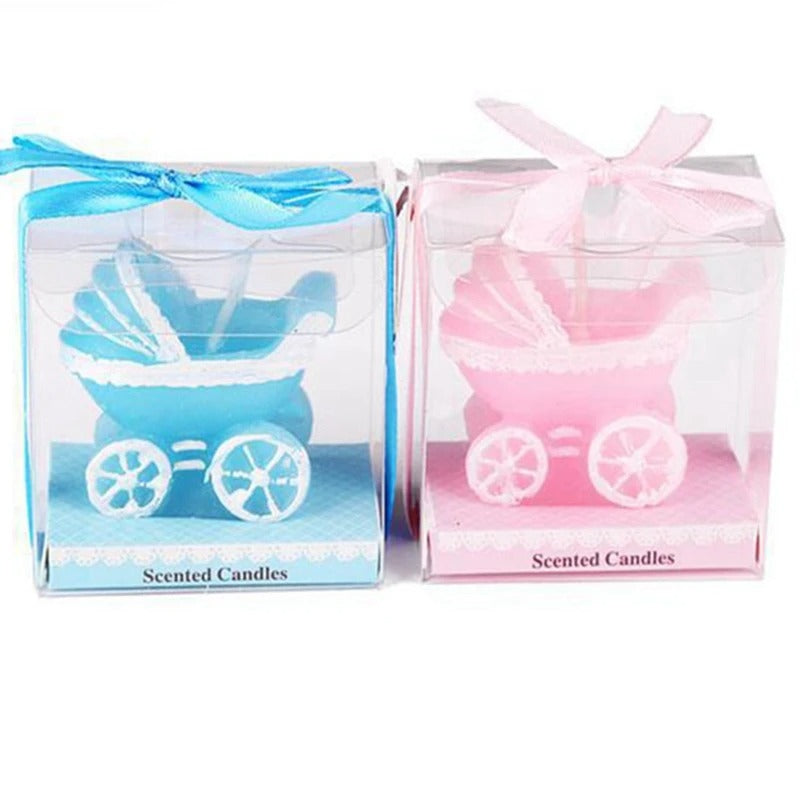 10 pcs cute Mini Creative Pram Baby Birthday Candle