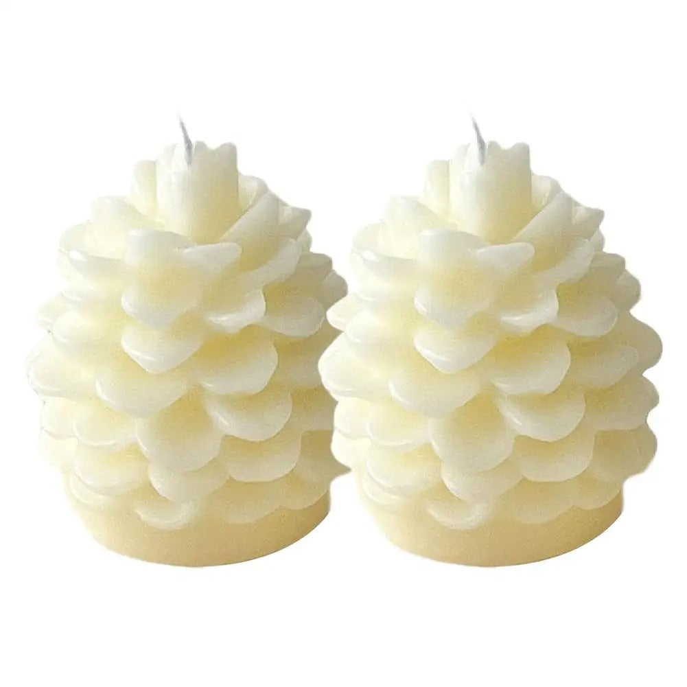 Pine Cone Figural Art Candle