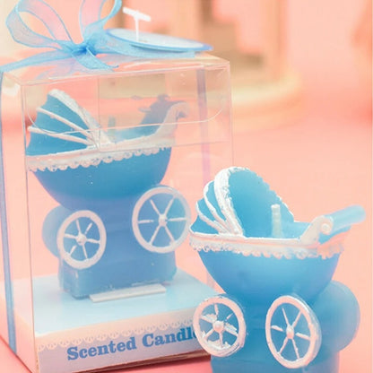 10 pcs cute Mini Creative Pram Baby Birthday Candle