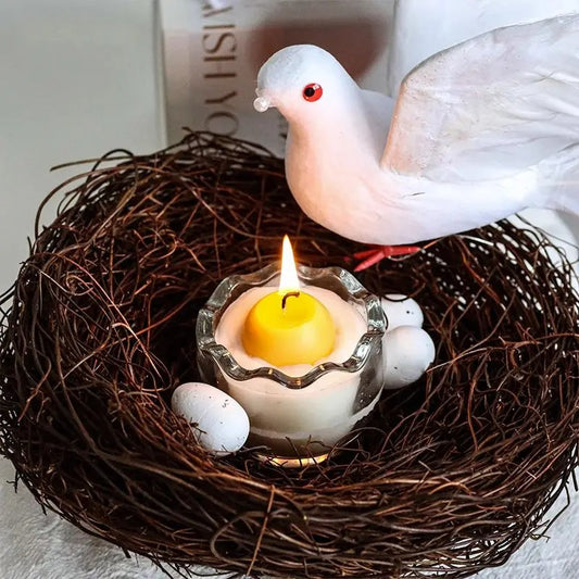 Style Handmade Eggshell Candle Aromatherapy Broken Egg Art Niche Design Candle