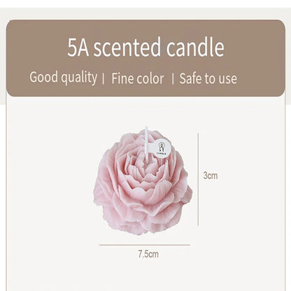 Peony Candle 3D Plant Aromatherapy