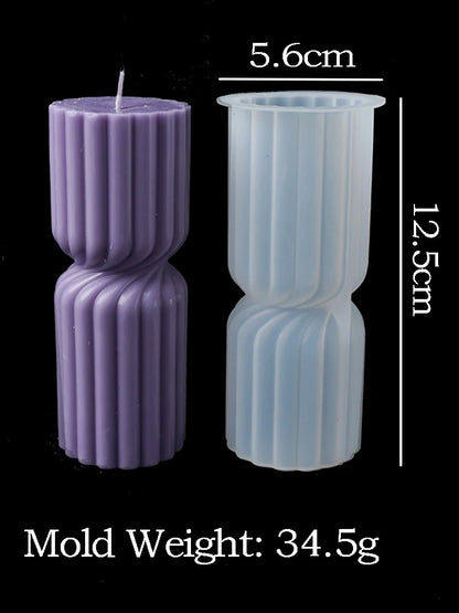 Cylindrical Candle Silicone Mold Aromath Candles