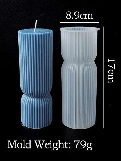 Cylindrical Candle Silicone Mold Aromath Candles