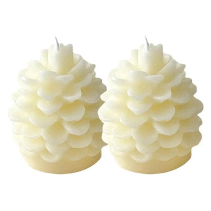 Pine Cone Figural Art Candle